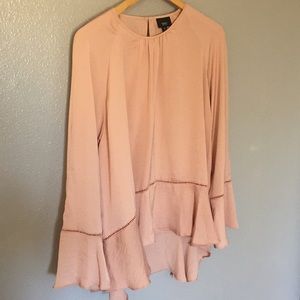 🚫Sold🚫 Mossimo Target XL Blush Bell Sleeve Shirt